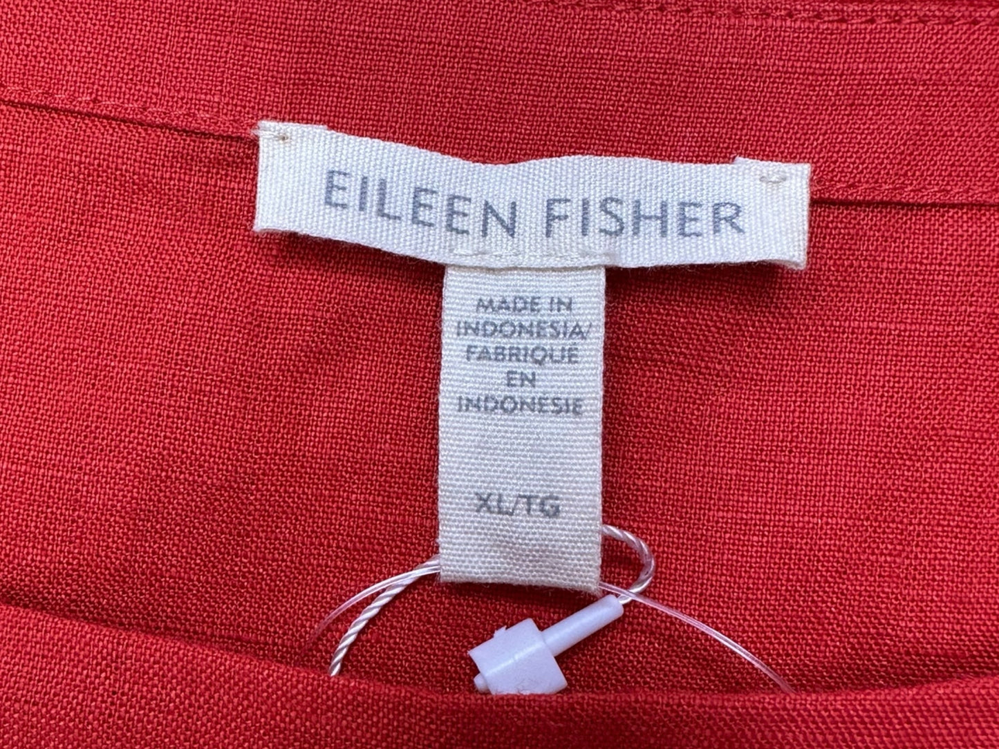 EILEEN FISHER Orange Blouse Size XL