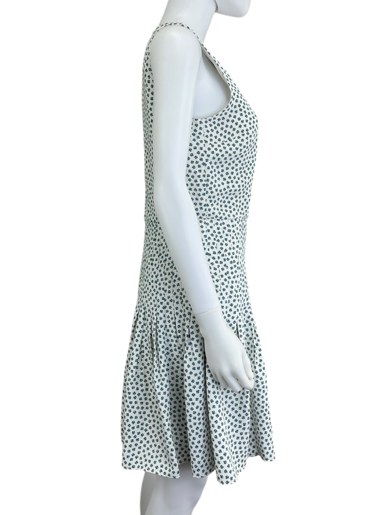 Ann Taylor Blue Floral Print Casual Dress Size 4 – alineconsignment