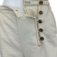 Tory Burch Cream Twill High Waisted Wide Leg Pants Size 6