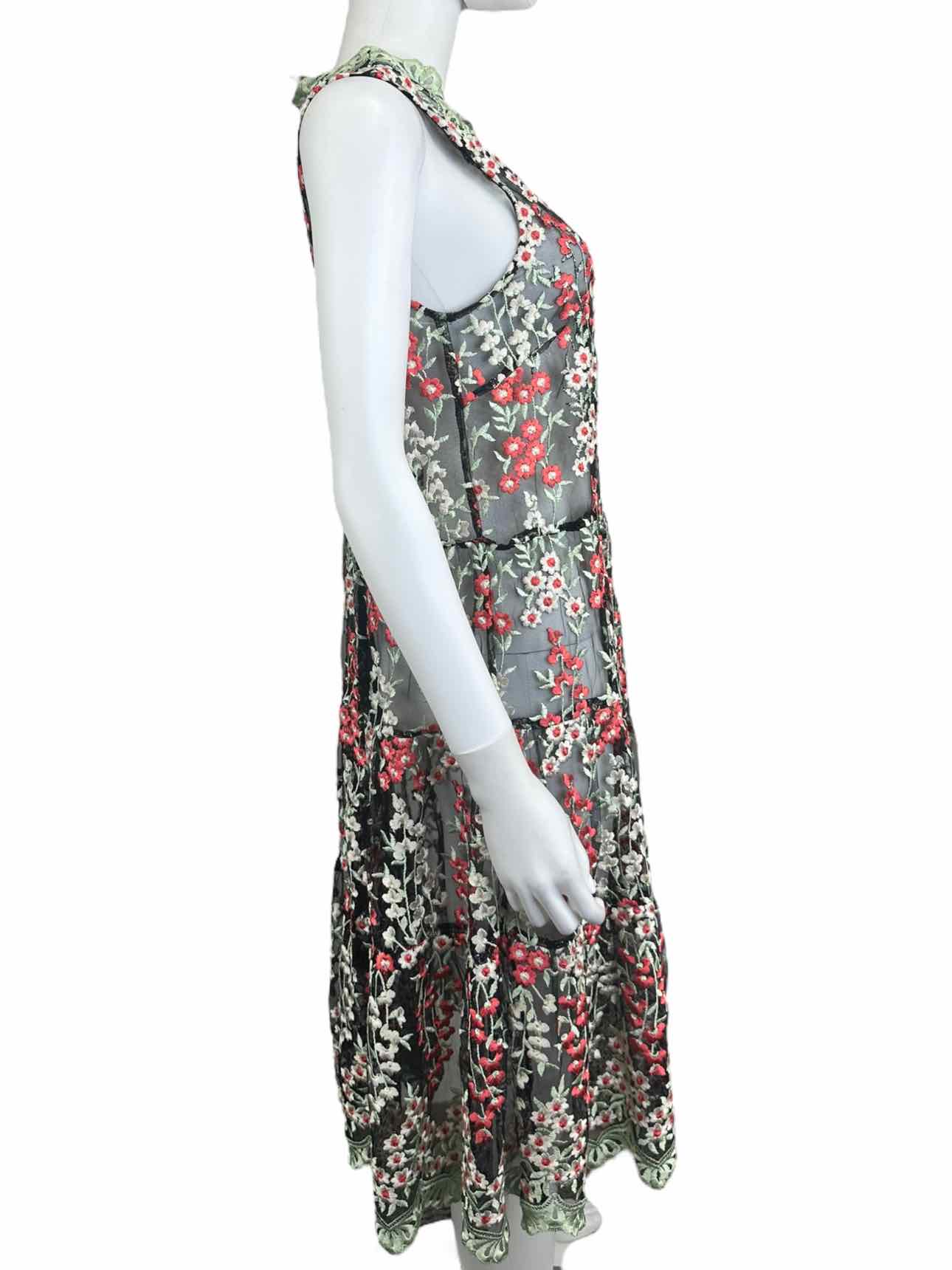 Erin Fetherston Embroidered Cocktail Dress Size 10