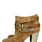 JIMMY CHOO Brown Suede Melba Booties Size 37