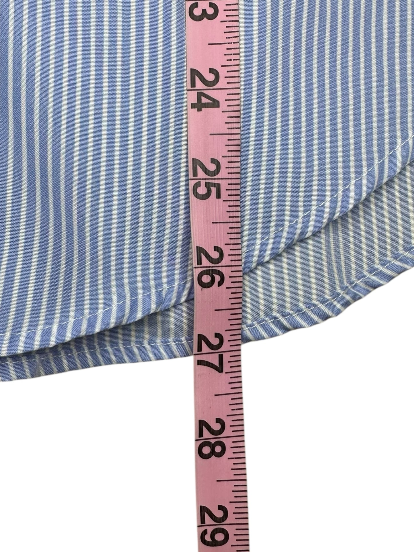 joie NWT Blue Striped Floral Button-down Shirt Size M