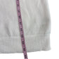 Lilly Pulitzer White 100% Cotton Open Stitch Sweater Size L