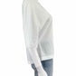 HARSHMAN White Boxy Blouse Size XS