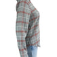 FAHERTY 100% Cotton Gray Plaid Button-Down Size S