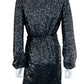 LOFT NWT Black Sequin Mini Cocktail Dress Size 0