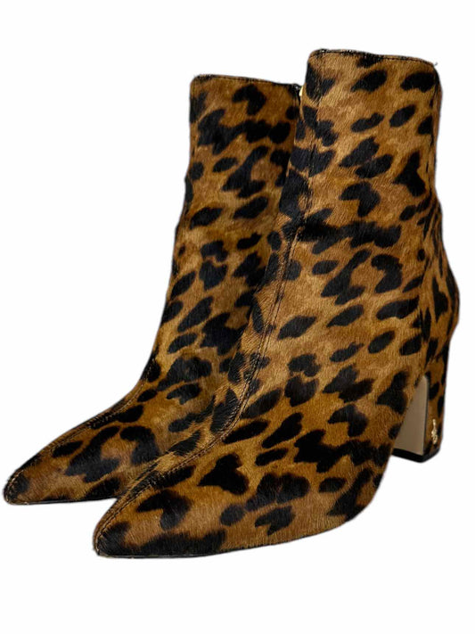 sam edelman Leopard Booties Size 8