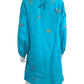 Johnny Was Aqua Embroidered Ocean Life Tunic Dress Size S