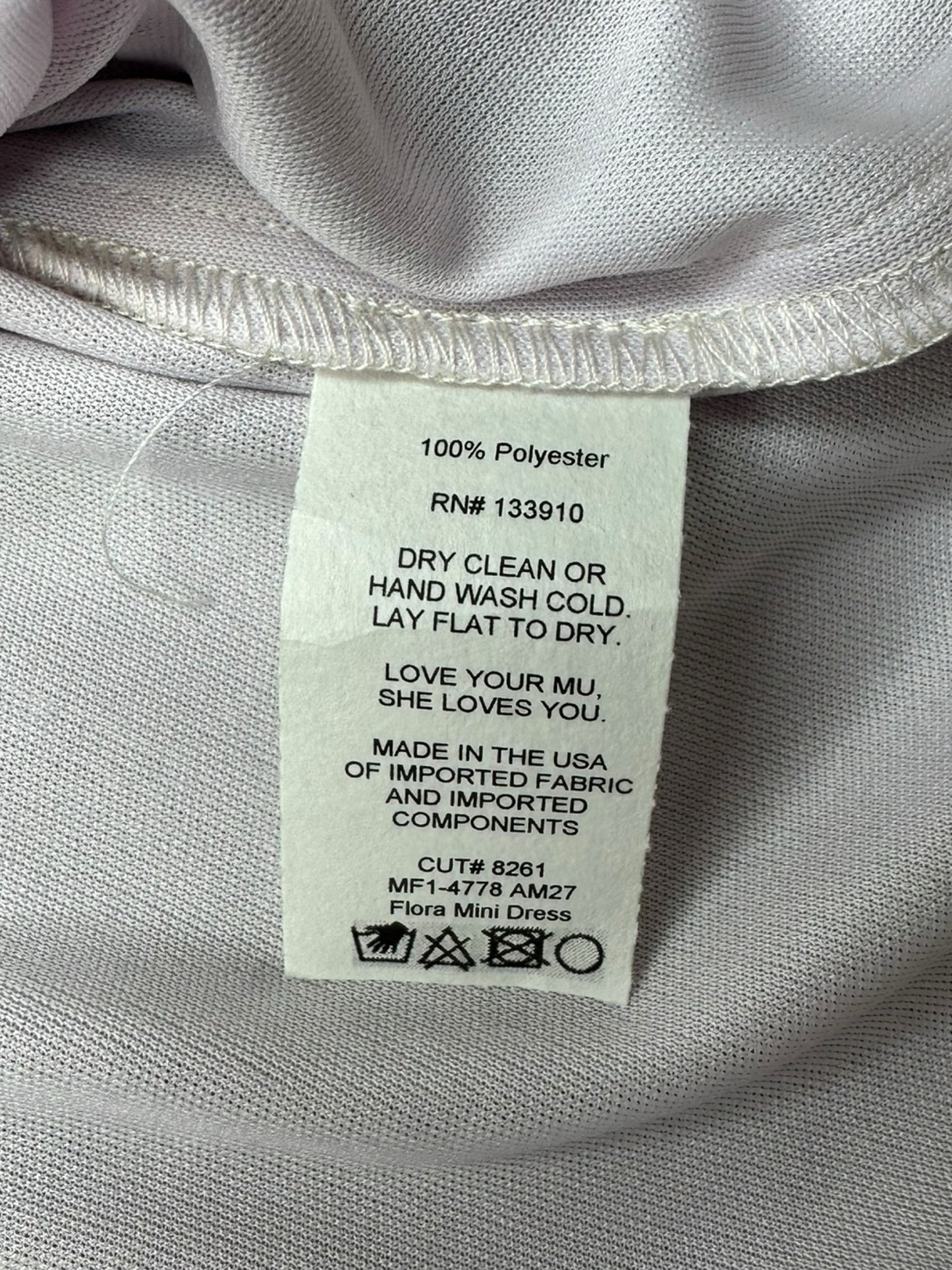 SHOW ME YOUR MUMU NWT Lilac Flora Mini Cocktail Dress Size L