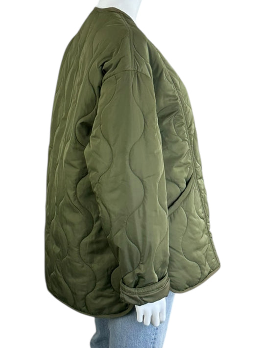 PISTOLA NWT Green ELVA Quilted Jacket Size M