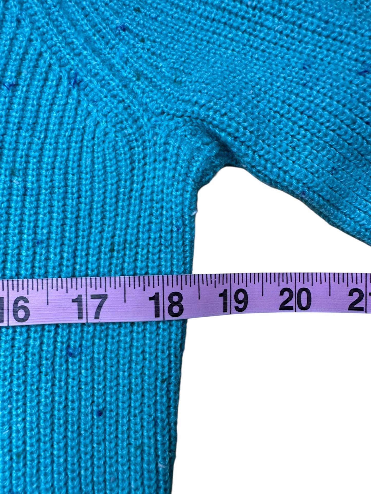 Talbots Aqua Sweater Dress Size S