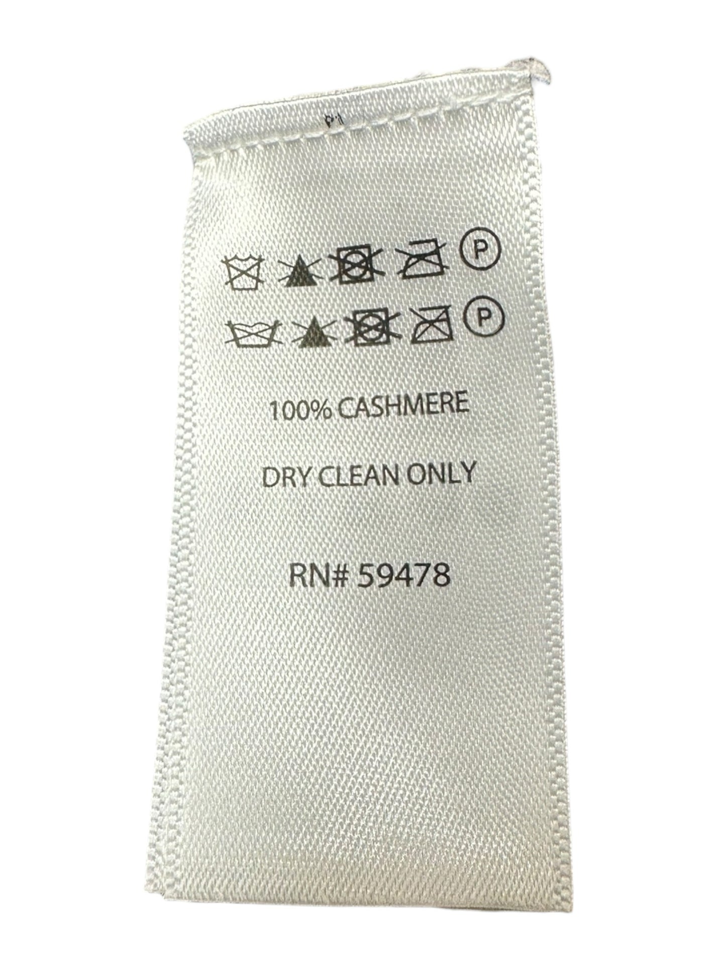 TAHARI Navy 100% Cashmere Sweater Size M