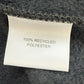 Peter Millar Black Fleece Knit Vest Size M
