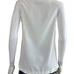 TRINA TURK White Satin Shell Size S