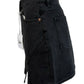 PISTOLA NWT Black Rhea Mid Rise Denim Mini Skirt Size 29