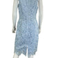 Katherine Kelly Blue Floral Eyelet Dress Size 8