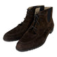 SALVATORE FERRAGAMO Brown Suede Boots Size 7.5