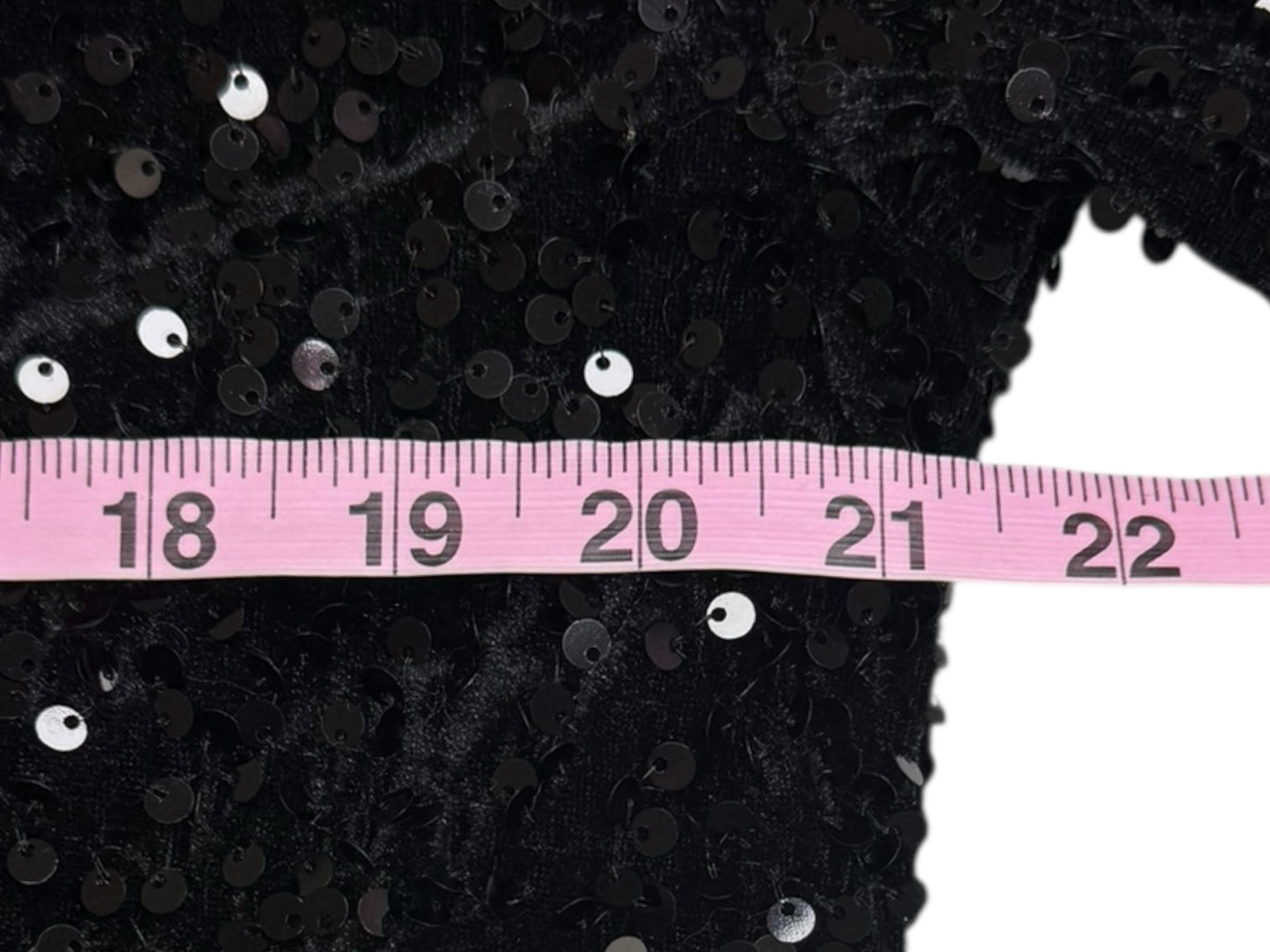 GEMMA + JANE NWT Black Sequin Bomber Jacket Size M