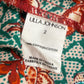 ULLA JOHNSON Evelyn Floral Print Puff Sleeve Top Size 2
