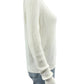 J. Crew White Cotton Sweater Size XS
