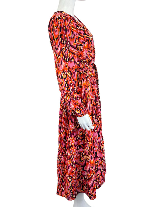 PINCH Red Patterned Casual Dress Size S