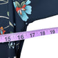 nanette by Nanette Lepore Black Floral Dress Size 2