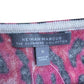 Neiman Marcus Red 100% Cashmere Leopard Print Sweater Size S