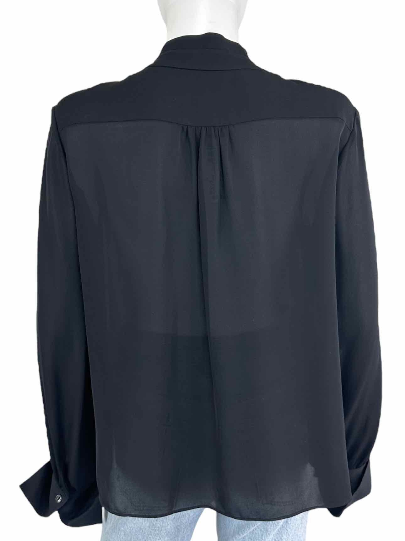 rag & bone 100% Silk Popover Blouse Size M