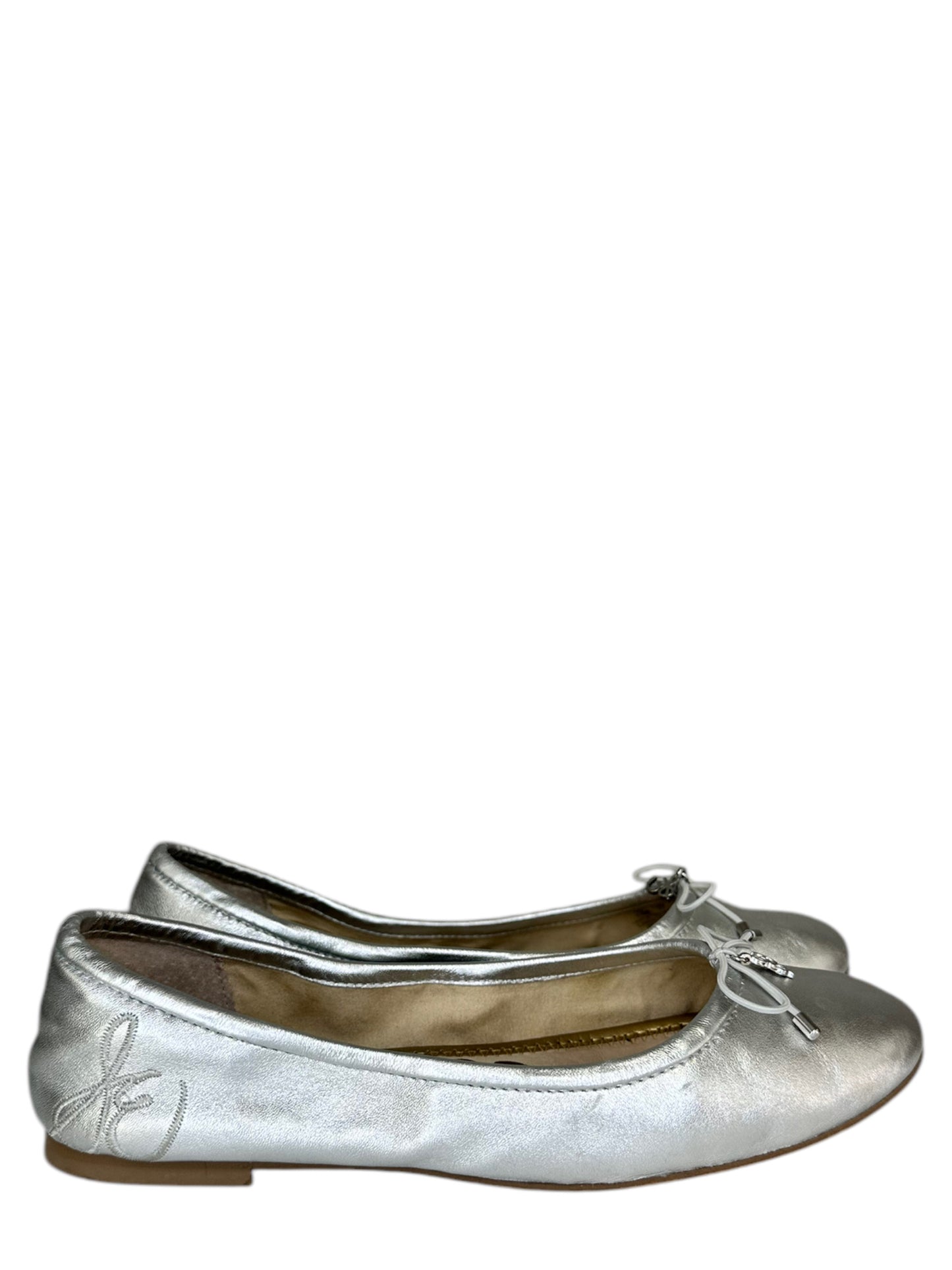 sam edelman Silver Ballet Flats Size 6.5