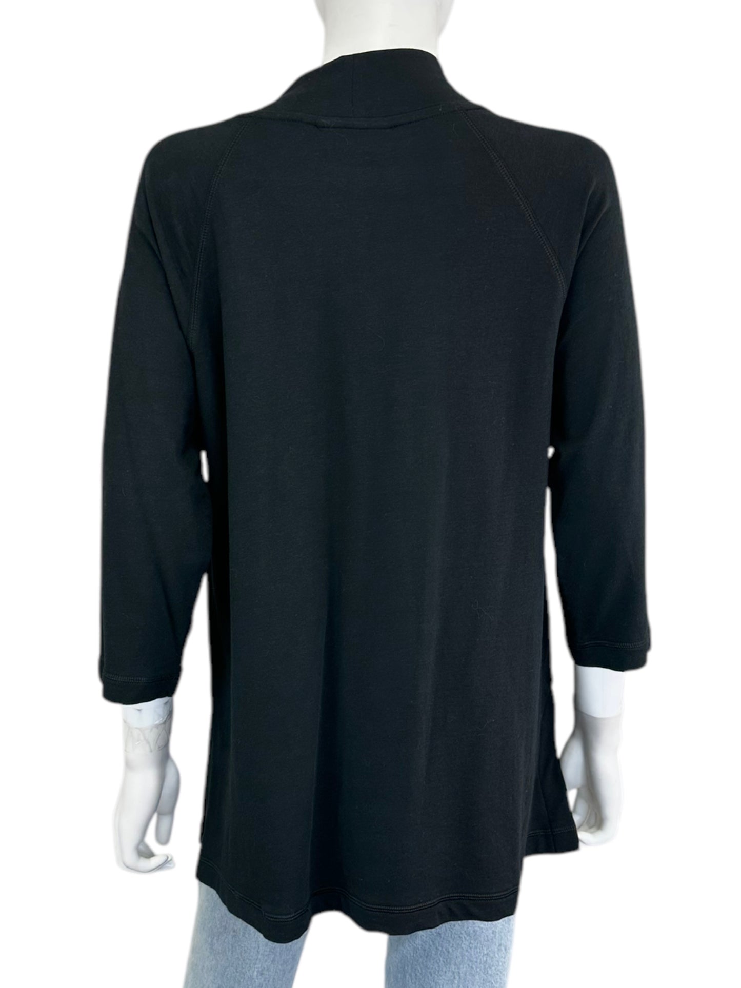 J. Jill NWT Black V-Neck Top Size MP