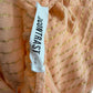 Self Contrast Peach Striped Maxi Sundress Size S
