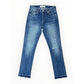 AMO "Babe" High Rise Cropped Slim Straight Jeans Size 25