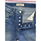 AMO "Babe" High Rise Cropped Slim Straight Jeans Size 25