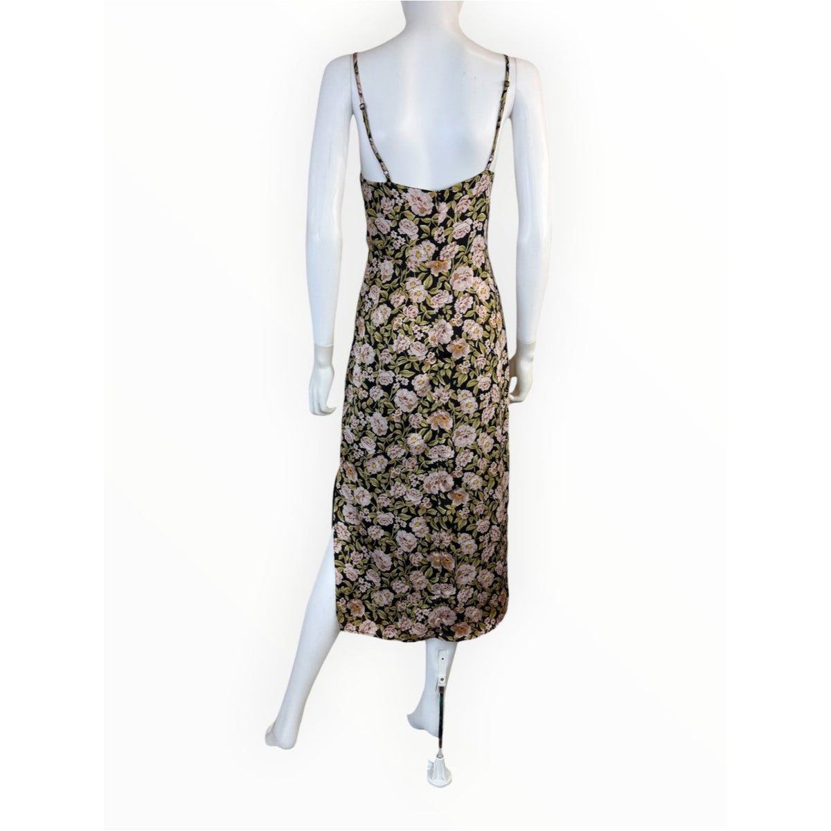 MINKPINK Eliza Satin Slip Midi Dress Size S