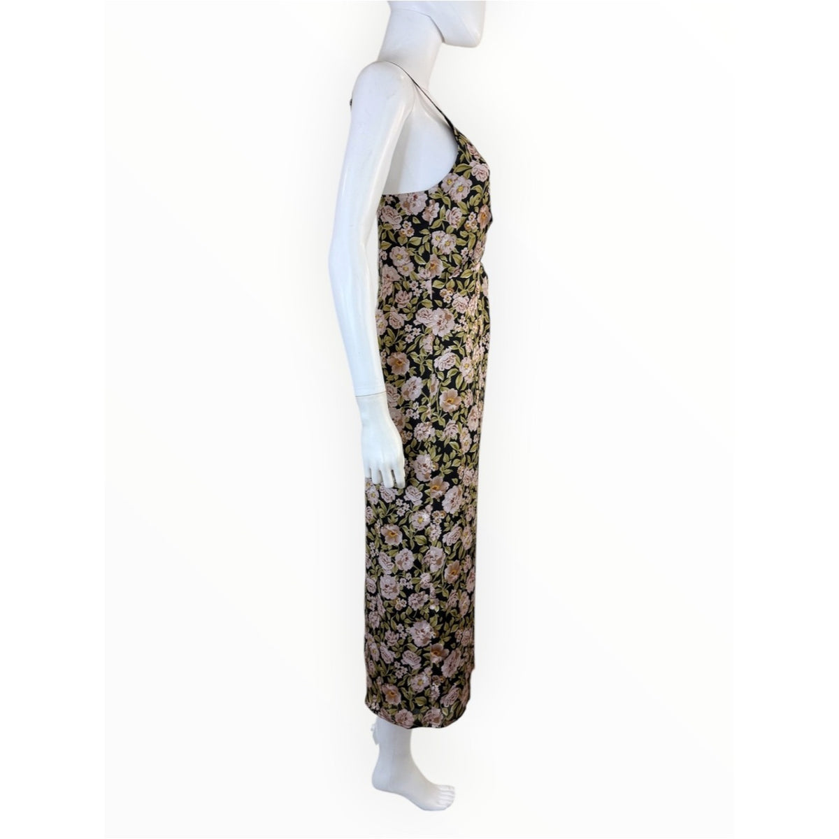 MINKPINK Eliza Satin Slip Midi Dress Size S