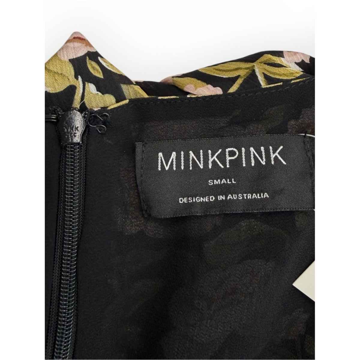 MINKPINK Eliza Satin Slip Midi Dress Size S