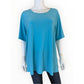 Sympli Turquoise Short-sleeve Tunic Top Size 16
