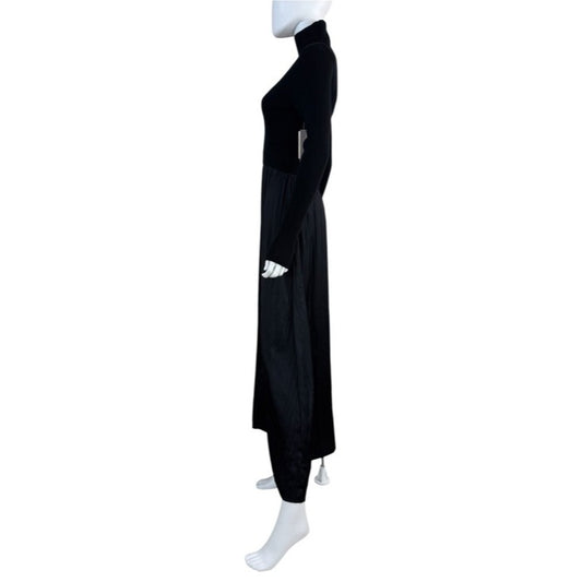 Anthropologie NWT Black Thea Twofer Maxi Dress Size S