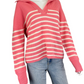 Vineyard Vines 100% Cashmere Pink Striped Sweater Size M