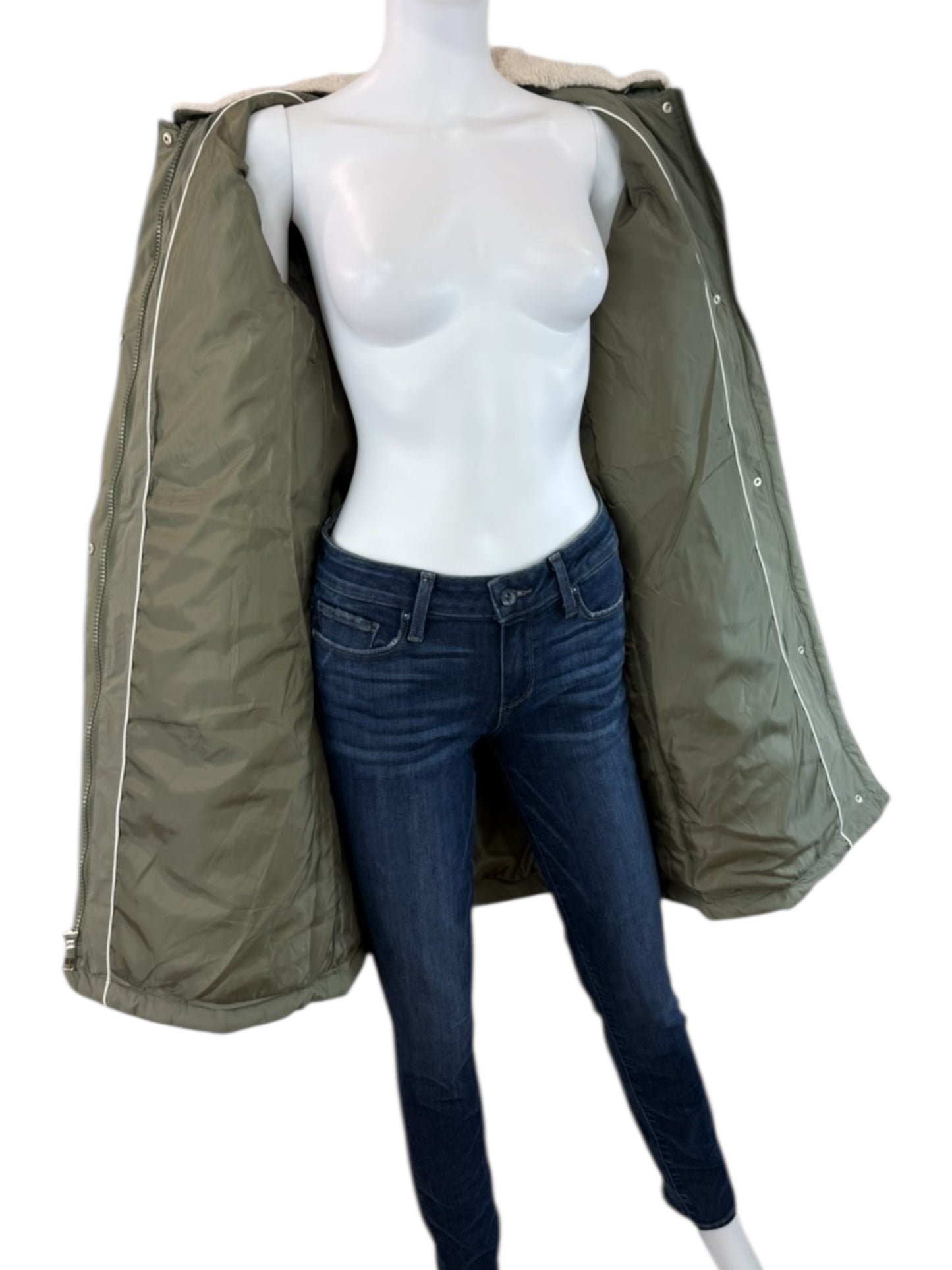 Sanctuary NWT Sage Green Quilted Jacket Size S