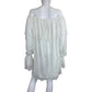 Tulsrosa NWT White Lace Off Shoulder Mini Dress Size L