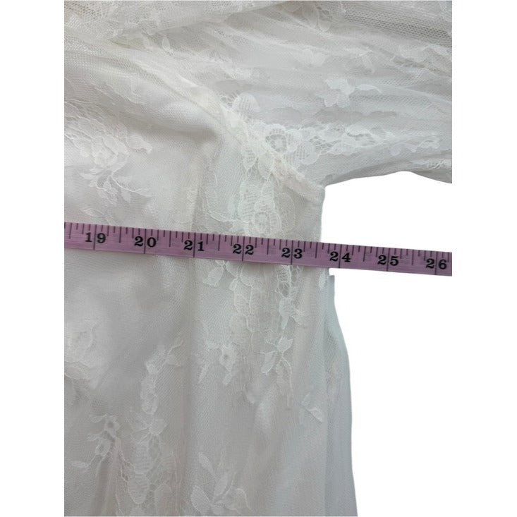 Tulsrosa NWT White Lace Off Shoulder Mini Dress Size L