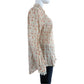 Cynthia Rowley 100% Linen Ditsy Florsl Print Button Doen Size L