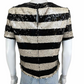 The Room NWT Striped Sequin Top Size M