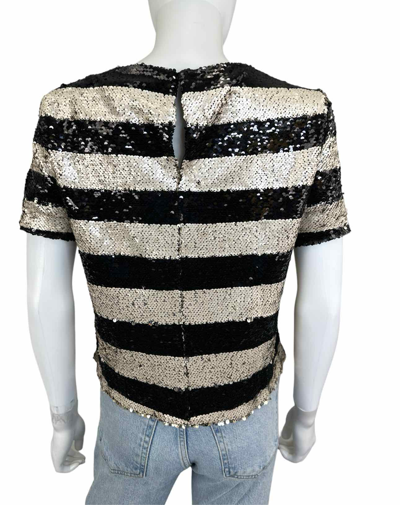 The Room NWT Striped Sequin Top Size M