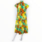 Colorful Pinch Women's Tiered Midi Dress Size S
