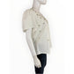 Chico's NWT Embellished Flutter Sleeve Tee Size L