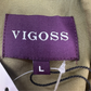 VIGOSS NWT Green Asymmetrical Zip Bomber Jacket Size L
