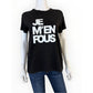 Zadig & Voltaire Black Zoe / Je M'en Fous T-Shirt Size S