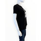 Zadig & Voltaire Black Zoe / Je M'en Fous T-Shirt Size S